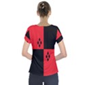 Harley Short Sleeve Front Detail Top View2