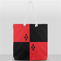 Harley Full Print Rope Handle Tote (large) by raeraeshescrafty
