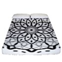 Textura Model Texture Design Lines Fitted Sheet (Queen Size) View1
