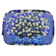 Marguerite Cornflower Vase Blossom Make Up Pouch (small) by Simbadda