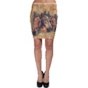 Head Horse Animal Vintage Bodycon Skirt View1