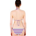 Bold Stripes Soft Pink Pattern Classic Bikini Set View2