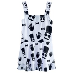 Gentleman Pattern Kids  Layered Skirt Swimsuit by Valentinaart