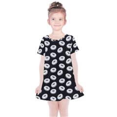 Donuts Pattern Kids  Simple Cotton Dress by Valentinaart