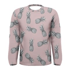 Pineapple Pattern Men s Long Sleeve Tee by Valentinaart