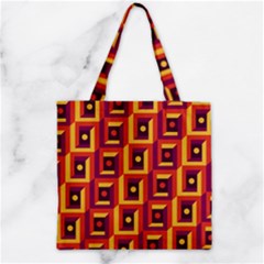 Abstract Background Zipper Grocery Tote Bag by Simbadda