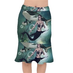 Wonderful Dark Mermaid With Awesome Orca Mermaid Skirt by FantasyWorld7