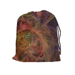Abstract Colorful Art Design Drawstring Pouch (xl) by Simbadda