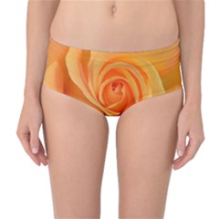 Flower Plant Rose Nature Garden Mid-waist Bikini Bottoms by Celenk