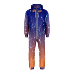 Abstract Pattern Color Design Hooded Jumpsuit (kids) by Celenk