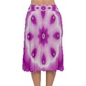 Pattern Abstract Background Art Velvet Flared Midi Skirt View2