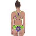 Abstract Background Art  Pattern Criss Cross Bikini Set View2