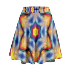 Pattern Abstract Background Art High Waist Skirt by Celenk