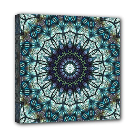 Pattern Abstract Background Art Mini Canvas 8  X 8  (stretched) by Celenk