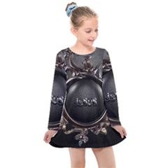 Jesus Kids  Long Sleeve Dress by NSGLOBALDESIGNS2
