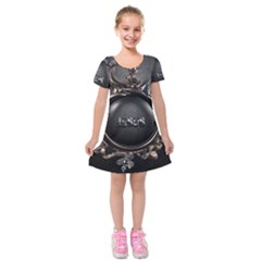 Jesus Kids  Short Sleeve Velvet Dress by NSGLOBALDESIGNS2