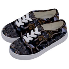 Fractal Art Artwork Design Kids  Classic Low Top Sneakers by Simbadda