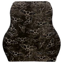 Vintage Halloween Bat Pattern Car Seat Velour Cushion  by Valentinaart