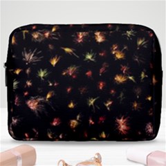 Fireworks Christmas Night Dark Make Up Pouch (large) by Simbadda