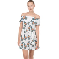 Flaming Gogo Off Shoulder Chiffon Dress by ArtByAng