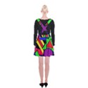 Background Color Art Pattern Form Suspender Skater Skirt View2
