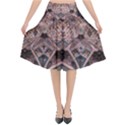 Pattern Decoration Art Architecture Flared Midi Skirt View1