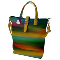 Art Blur Wallpaper Artistically Buckle Top Tote Bag by Sapixe