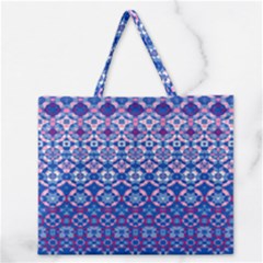Digital Art Art Artwork Abstract Zipper Large Tote Bag by Sapixe