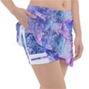 Background Art Abstract Watercolor Tennis Skirt View3