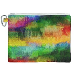 Pattern Texture Background Color Canvas Cosmetic Bag (xxl) by Sapixe