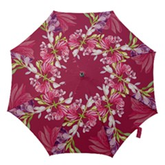 Motif Design Textile Design Hook Handle Umbrellas (medium) by Sapixe