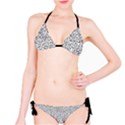 B/W abstract pattern 1 Classic Bikini Set View1