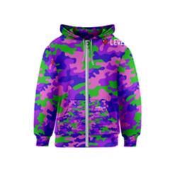 The Colors Of Gamers Kids  Zipper Hoodie by JessisArt
