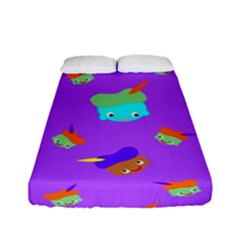 Saint Nicholas Saint Nicholas Fitted Sheet (full/ Double Size) by Sapixe