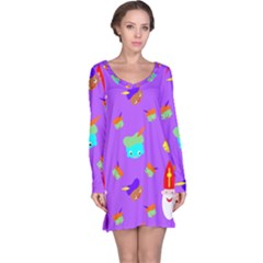 Saint Nicholas Saint Nicholas Long Sleeve Nightdress by Sapixe