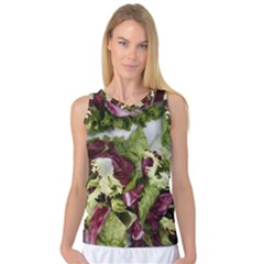 Salad Lettuce Vegetable Women s Basketball Tank Top by Sapixe