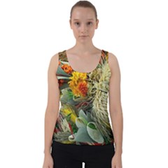 Flower Color Nature Plant Crafts Velvet Tank Top by Sapixe