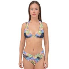 Mandala Cosmos Spirit Double Strap Halter Bikini Set by Sapixe