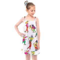 Golfers Athletes The Form Of Kids  Overall Dress by Sapixe