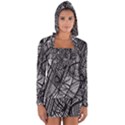 Mother Mary Long Sleeve Hooded T-shirt View1