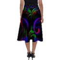 Swirl Background Design Colorful Perfect Length Midi Skirt View2