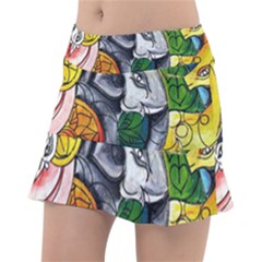 Graffiti The Art Of Spray Mural Tennis Skirt by Sapixe
