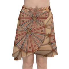 York Minster Chapter House Chiffon Wrap Front Skirt by Sapixe