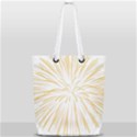 Yellow Firework Transparent Full Print Rope Handle Tote (Small) View2