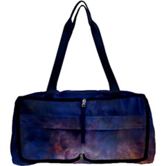 Lagoon Nebula Interstellar Cloud Pastel Pink, Turquoise And Yellow Stars Multi Function Bag by genx