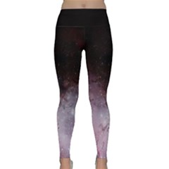 Eagle Nebula Wine Pink And Purple Pastel Stars Astronomy Lightweight Velour Classic Yoga Leggings by genx