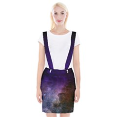 Carina Nebula Ngc 3372 The Grand Nebula Pink Purple And Blue With Shiny Stars Astronomy Braces Suspender Skirt by genx