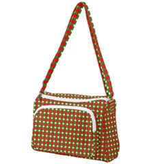 Lumberjack Plaid Buffalo Plaid Front Pocket Crossbody Bag by Wegoenart