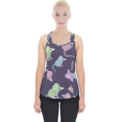 Animals Mouse Cartoon Pet Piece Up Tank Top by Wegoenart
