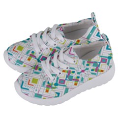 Graphic Design Geometry Shape Pattern Geometric Kids  Lightweight Sports Shoes by Wegoenart